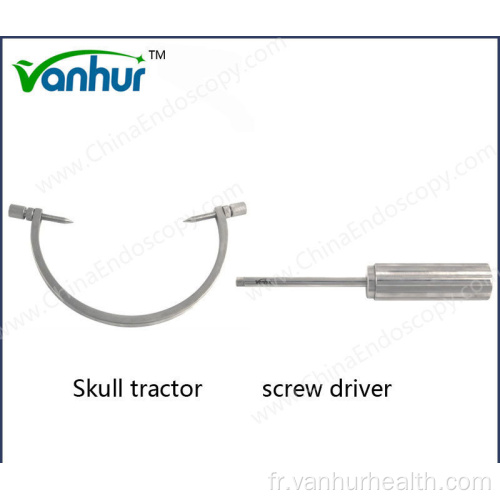 Tracteur de crâne sûr d&#39;instruments chirurgicaux